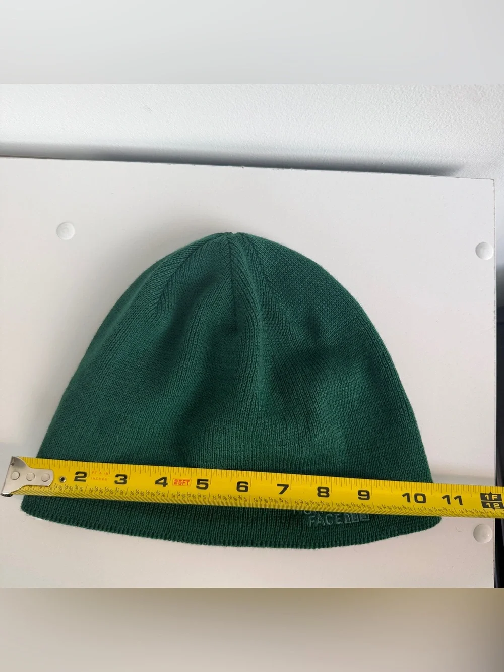 The North Face Dark Green Beanie wool one size